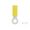 Te Connectivity Ring Terminal, #10 Stud Size, 10 AWG, 300 V, Nylon Insulated, Yellow 2-36161-2 - alternate 5